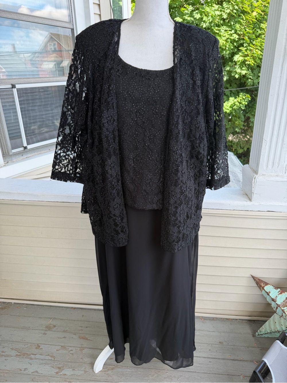 Formal Two-Piece Jacket Dress Set by Xscape Woman in Size 22W